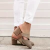 Backless Thick Layered One Foot Closed High Heels