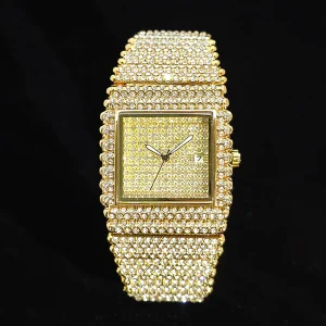 Square Men's Watch Classic Luxury Design Diamond Watches For Women