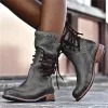 Women’s Retro Ankle New Fashion Motorcycle Ankle Boots Women Autumn Winter Fashion Women’s Boots